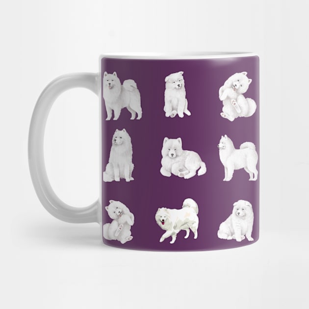 Samoyed Pattern by Dreamy Feminine